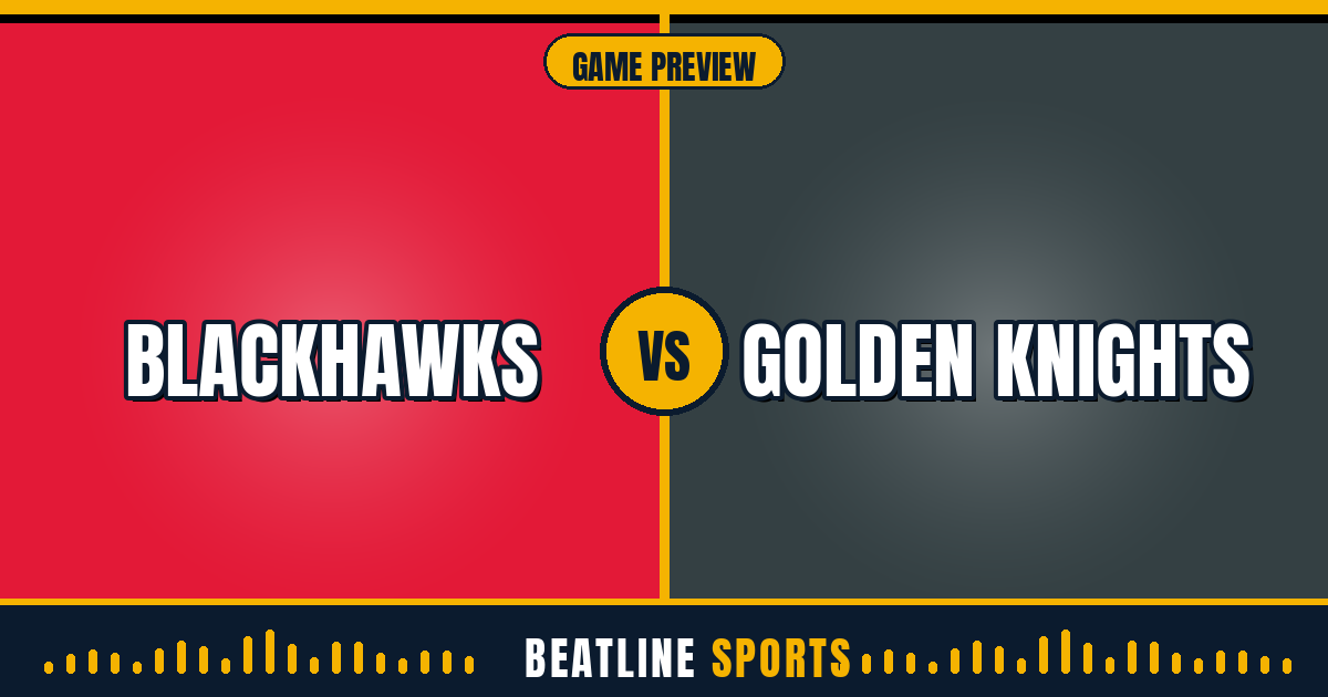 Blackhawks vs Golden Knights Preview: Kane Returns, Bedard Out