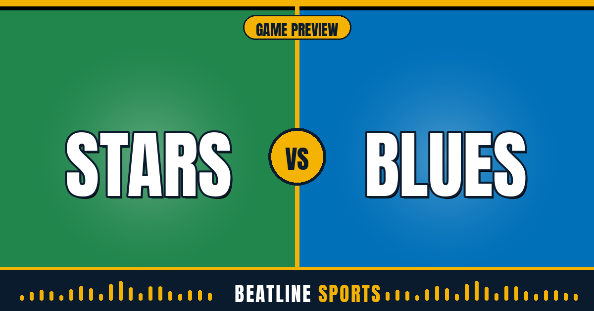 Stars Beat Blues 2-1 in Season Opener Recap