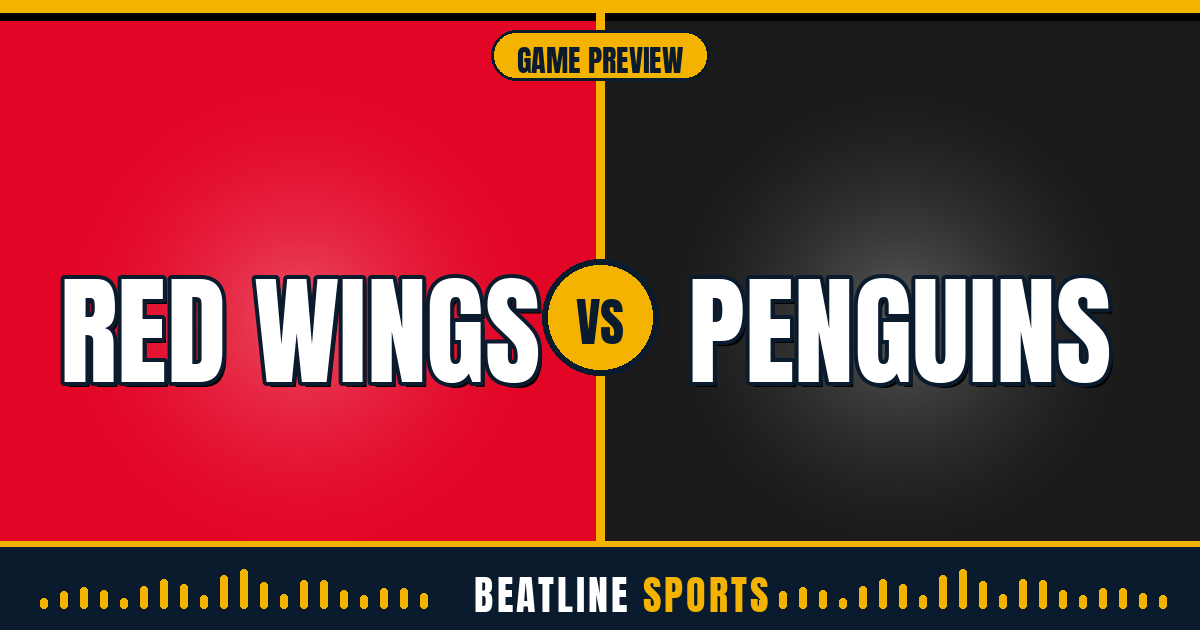 Red Wings Beat Penguins 7-4 in Season Opener Recap