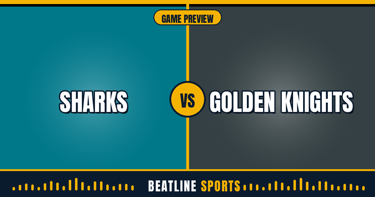 Sharks Beat Golden Knights 4-2 in Vegas Opener; Celebrini Named Captain Recap