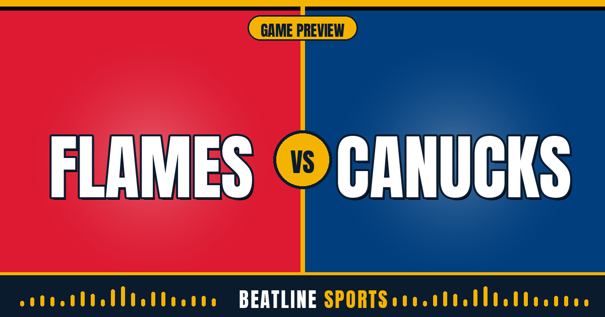 Canucks Beat Flames 4-1: Merilainen Shines in Third-Period Surge