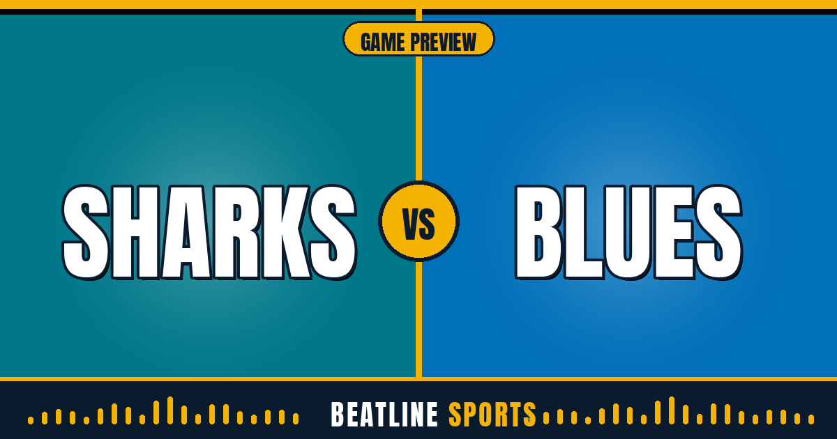 Sharks vs Blues Preview: San Jose St. Louis NHL Matchup Prediction